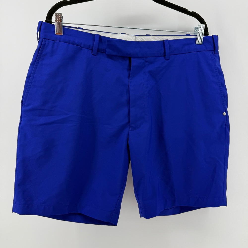 RLX Ralph Lauren Mens Blue 2018 US Open Shinnecock Hills Golf Shorts Size 36
